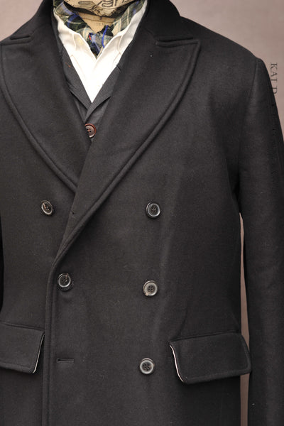 Villum Double Breasted Coat - Black - M, L (NO RETURN)
