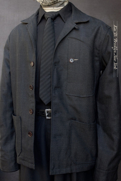 Hardy Chore Jacket - Virgin Wool Plaid  - M