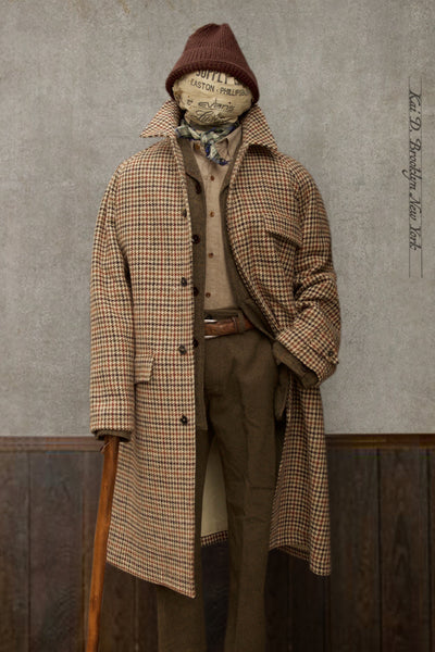Harris Tweed Raglan Coat - Harris Tweed - 48 (NO RETURN)