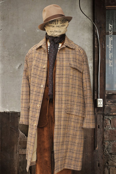 Harris Tweed Raglan Coat - Harris Tweed - 48 (NO RETURN)