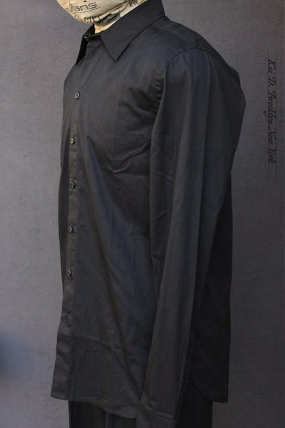 Henri Shirt - Black - M, L, XL (Relaxed Cut)