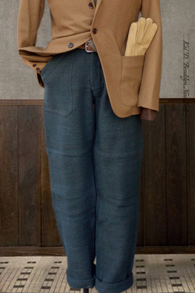 Isaac Pants -  Handspun Herringbone - 3, 4