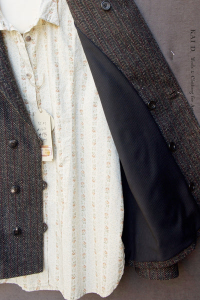 Hutton Jacket - Italian Herringbone Wool - S, M, L