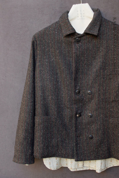 Hutton Jacket - Italian Herringbone Wool - S, M, L