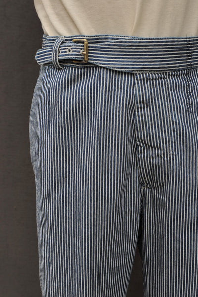 Austin Side Buckle Pants - Hickory Stripe - 48, 50, 52