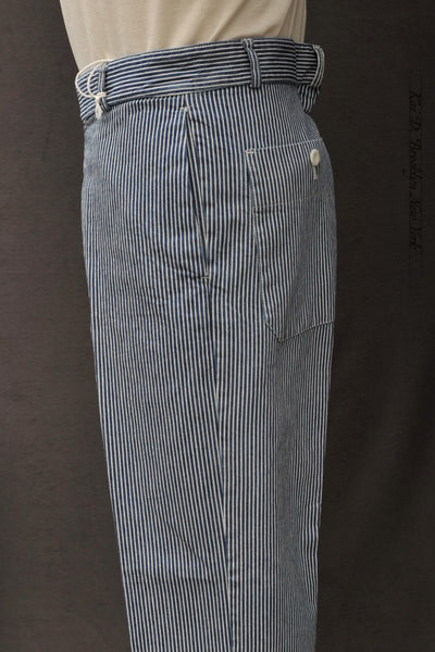 Austin Side Buckle Pants - Hickory Stripe - 48, 50, 52