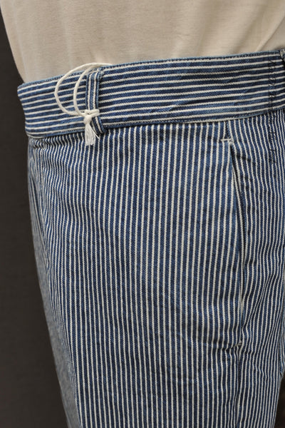 Austin Side Buckle Pants - Hickory Stripe - 48, 50, 52
