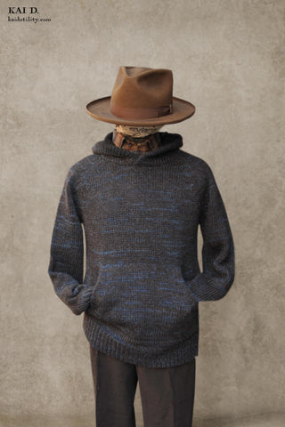 Nova Hooded Sweater - Black Alpaca - 2, 3