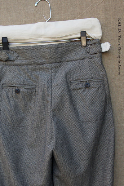 Isa Belted Pants - Tonal Houndstooth - XS,S,  M