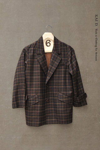 Diana Blazer - Wool Cashmere Plaid - XS, M