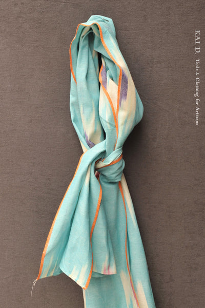Petit Scarf - Selvage Ikat Cotton