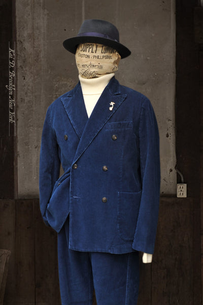 Dover Double Blazer - Indigo Corduroy - 48(M), 50(L), 52(XL)