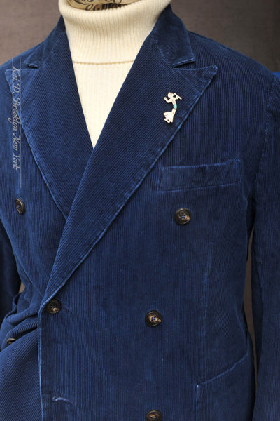 Dover Double Blazer - Indigo Corduroy - 48(M), 50(L), 52(XL)