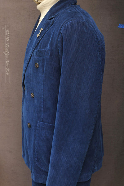 Dover Double Blazer - Indigo Corduroy - 48(M), 50(L), 52(XL)