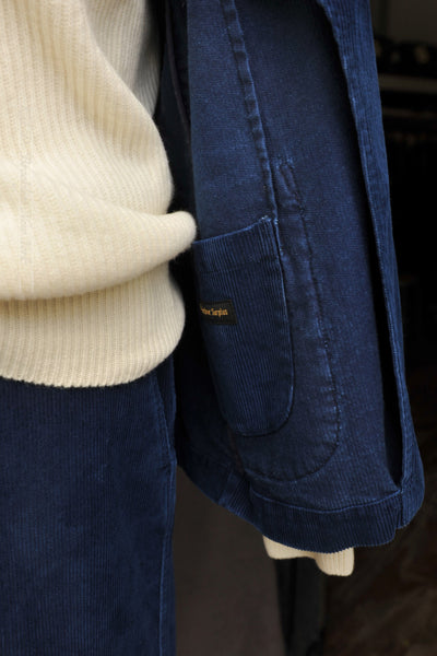 Dover Double Blazer - Indigo Corduroy - 48(M), 50(L), 52(XL)