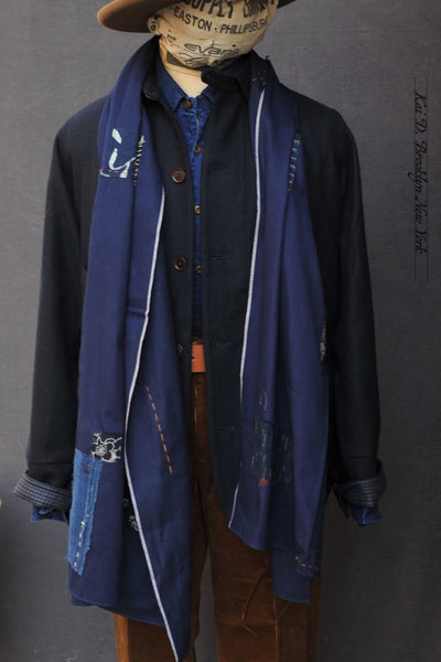 Boro Scarf - Indigo Selvage Cotton