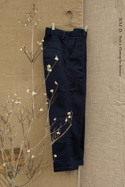 Garden Pants - Japanese Deep Indigo Cotton - XXS, XS, S, M, L