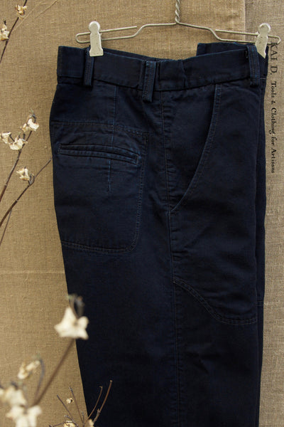 Garden Pants - Japanese Deep Indigo Cotton - XXS, XS, S, M, L