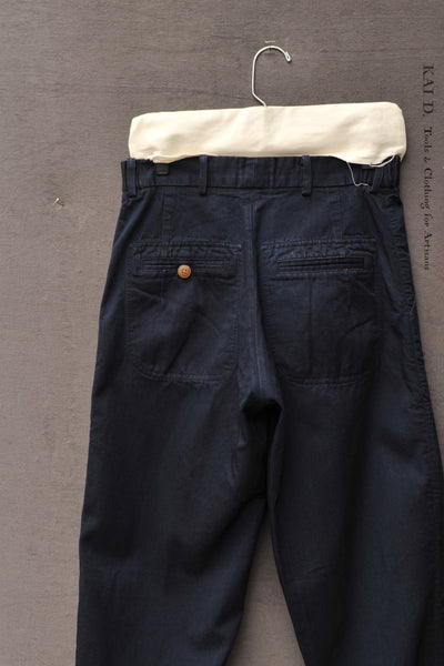 Garden Pants - Japanese Deep Indigo Cotton - XXS, XS, S, M, L