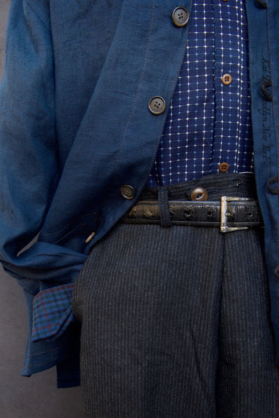 O'Hara Shirt - Indigo Hemp - M