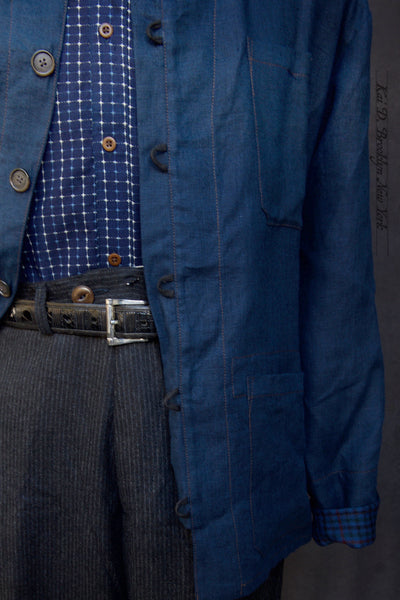 O'Hara Shirt - Indigo Hemp - M