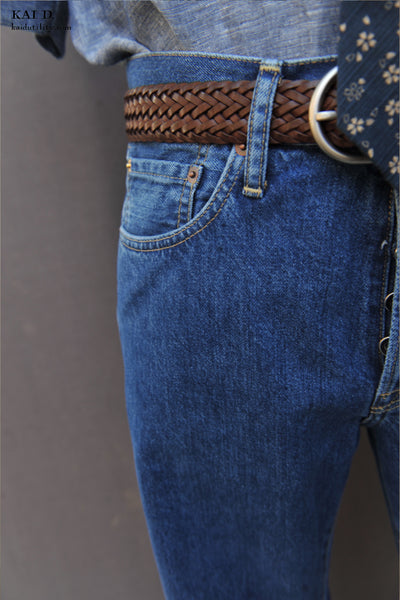 M6 Straight Fit Jeans - Medium Indigo - 30, 32, 34, 35, 36