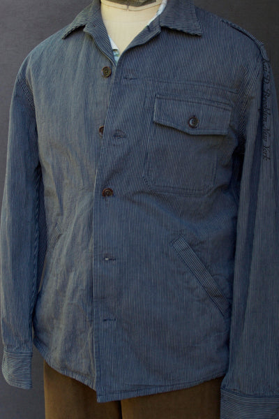Pilot Jacket - Mini Indigo Stripe - M, L, XL