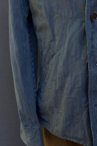 Pilot Jacket - Mini Indigo Stripe - M, L, XL