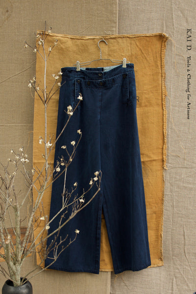 Sailor Pants - Stone Washed indigo -  XS, L