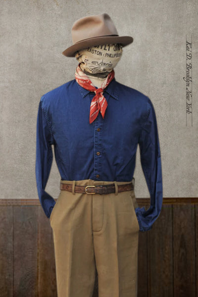 Loft Shirt - Most Comfortable Indigo Cotton - S, M, L, XL