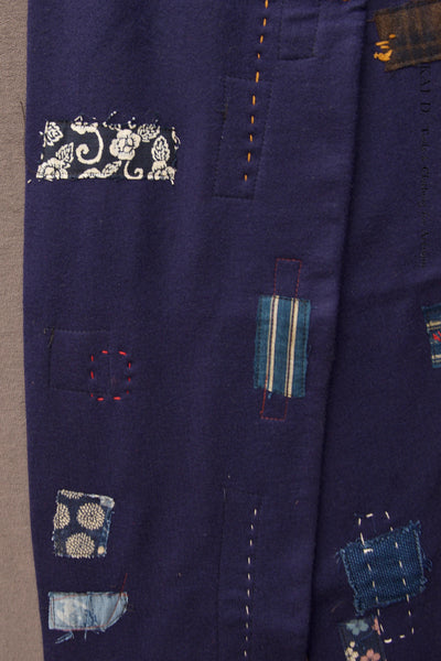 Boro Scarf - Wool Cashmere - Indigo