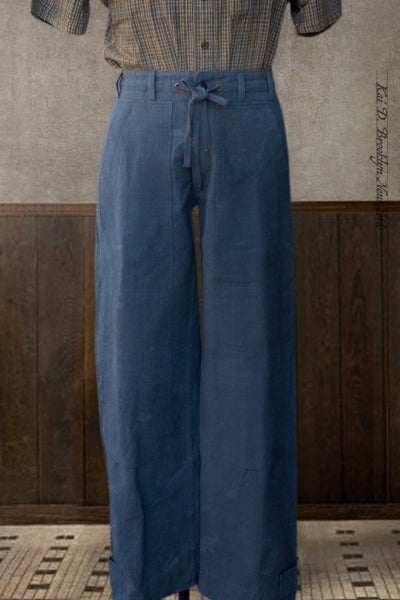 Shakoor Wide Cut Pants -  Midnight Teal - 2, 3, 4