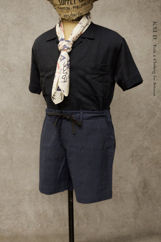 Obelisk Shorts -  Iron/Indigo - 3, 4
