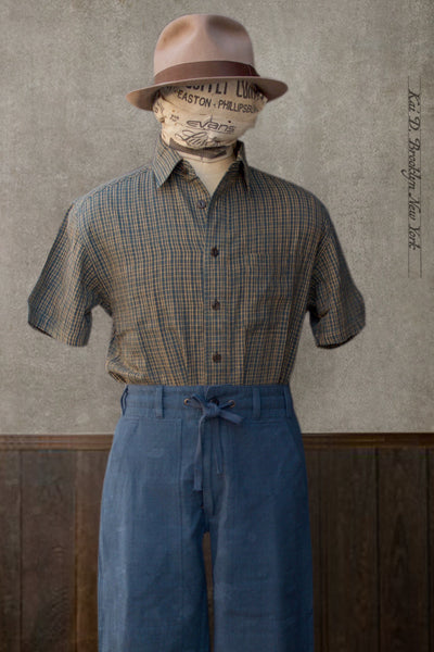 Marc Short Sleeve Shirt - Kala Cotton Gingham - 2, 3, 4