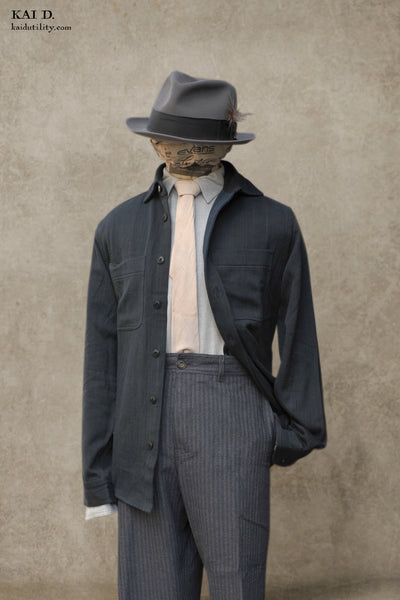 Ames Over Shirt - Iron Black - 2, 3, 4