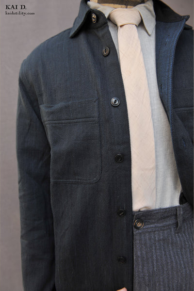 Ames Over Shirt - Iron Black - 2, 3, 4