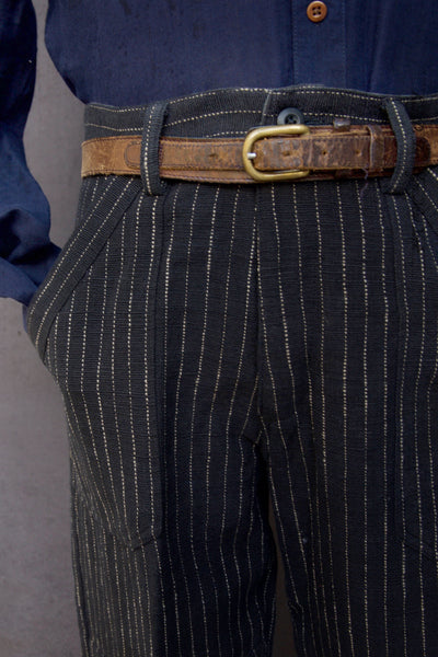 Isaac Pants -  Ticking Stripe - 3 (Size 33)