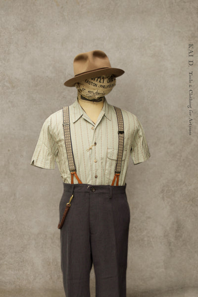 Dobby Stripe Camp Shirt - Sky - M, L, XL