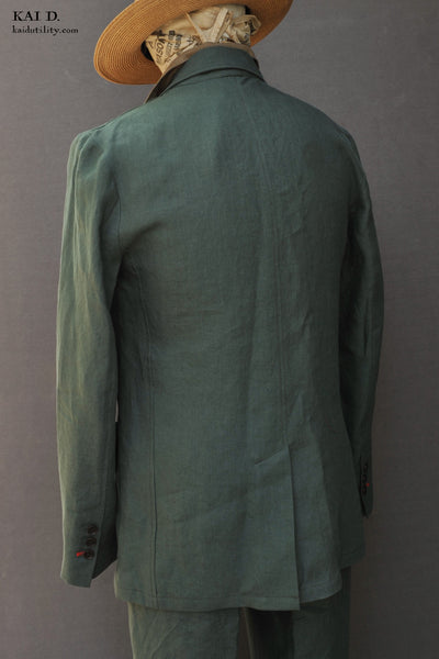 Shoemaker's Jacket - Jade Belgian Linen - M