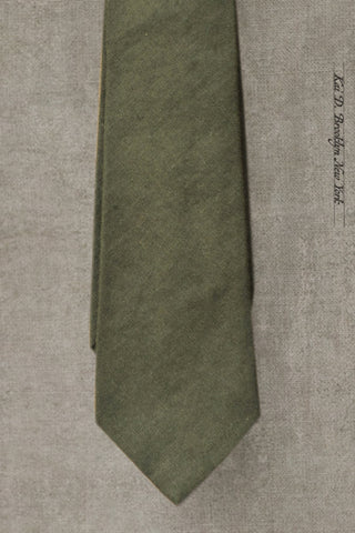 Belgian Linen Tie - Jade