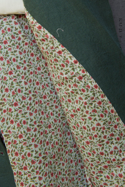 Diana blazer - Heavy Belgian Linen- Jade - S, M