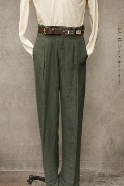 Wide Leg Matisse Pants - Belgian Jade - 30, 32