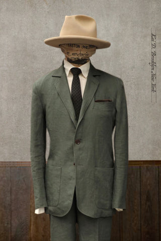 Shoemaker's Jacket - Jade Belgian Linen - S