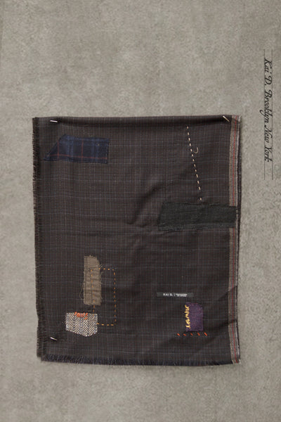 Boro Scarf - Japanese Light Wool C