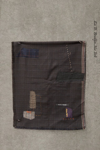 Boro Scarf - Japanese Light Wool C