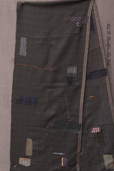 Boro Scarf - Japanese Light Wool C