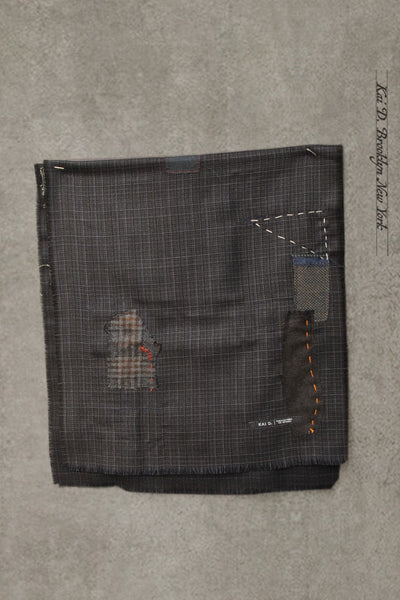 Boro Scarf - Japanese Light Wool