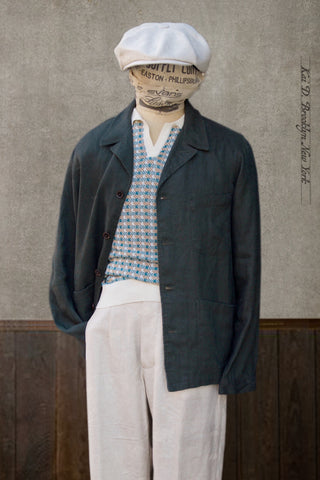 Leisure Jacket - Washed Heavy Linen - S, L, XXL