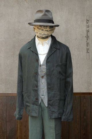 Leisure Jacket - Washed Heavy Linen - S, M, L