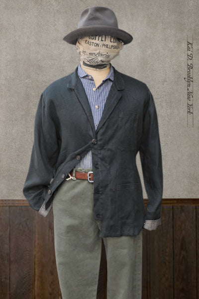 O'Hara Shirt - Heavy Linen - Jewel Green - M, L, XL